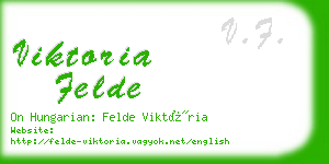 viktoria felde business card